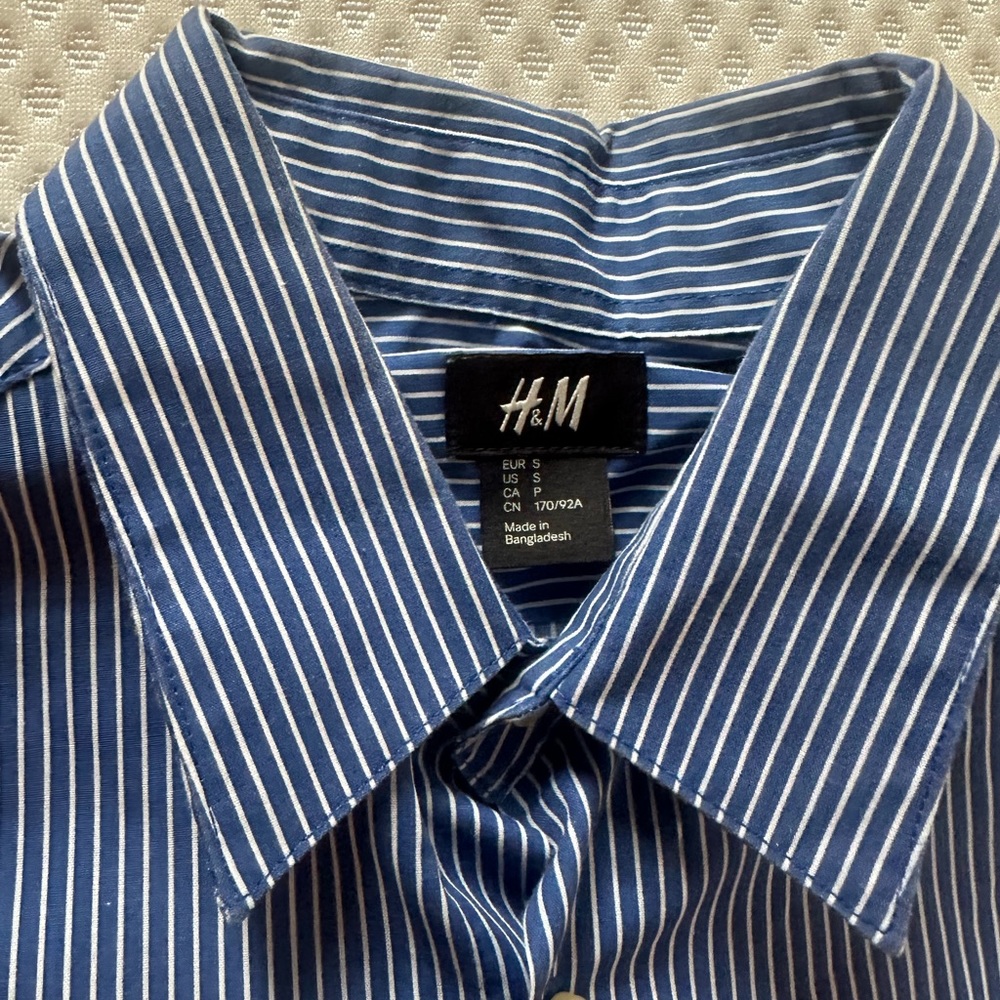 H&M men’s button down size s - Picture 3 of 3